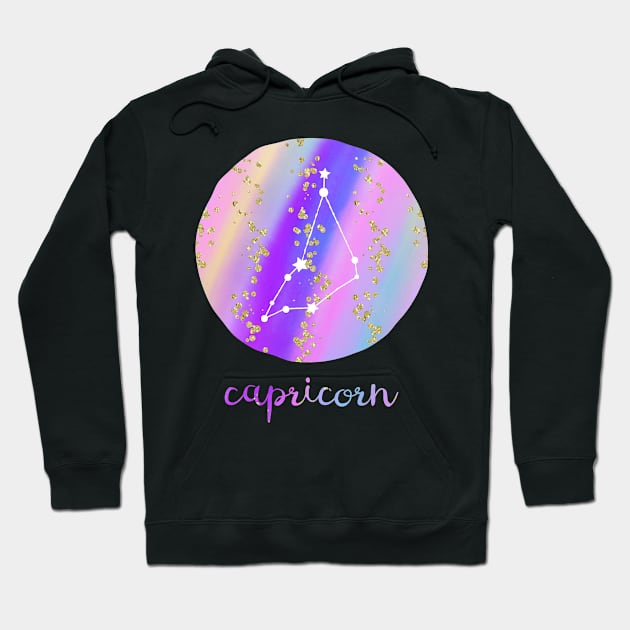 Capricorn sign Hoodie by tortagialla